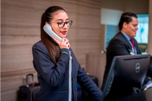 Nuestros servicios - Recepcionista corporativa